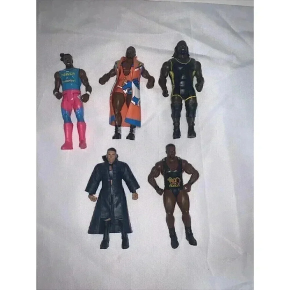 2012 BIG E New Day Mattel Basic Series 36 Wrestling Figure WWE WWF AEW Lot Of 5 - Picture 1 of 7